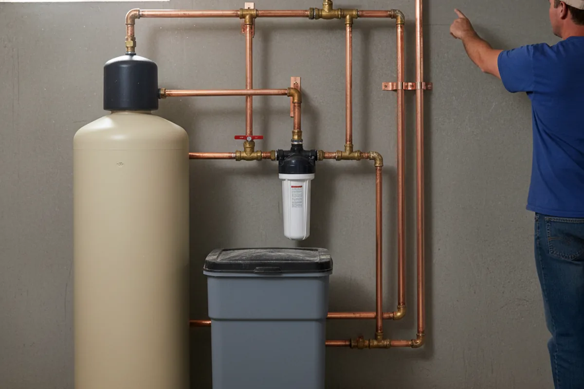 Whole-house water treatment system installed in Canton Center